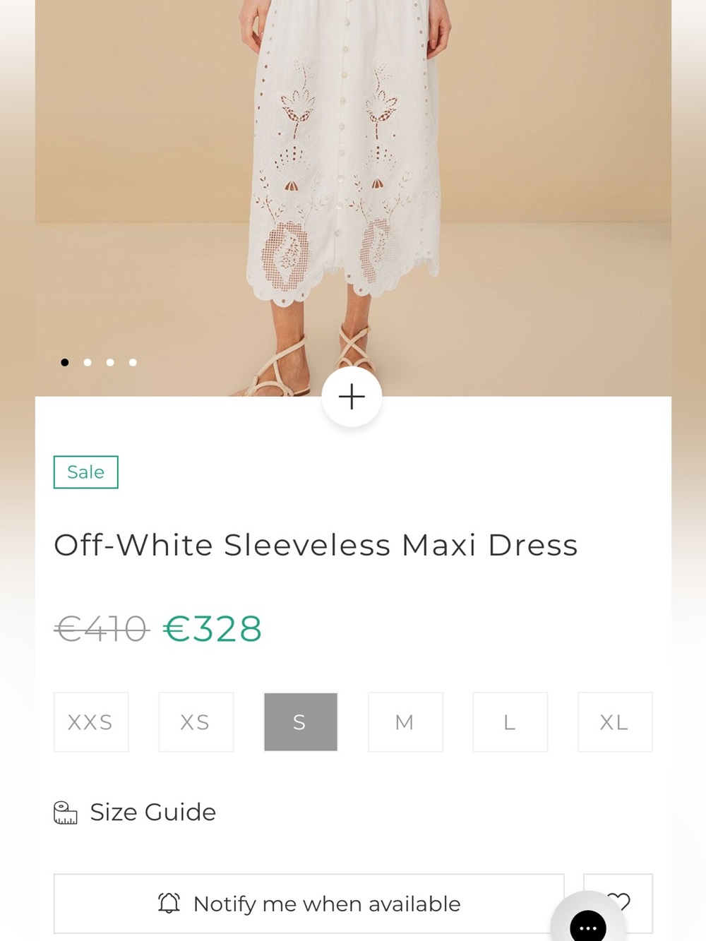 Farm Rio: OFF WHITE SLEEVELESS MAXI DRESS - Picture 8 of 10